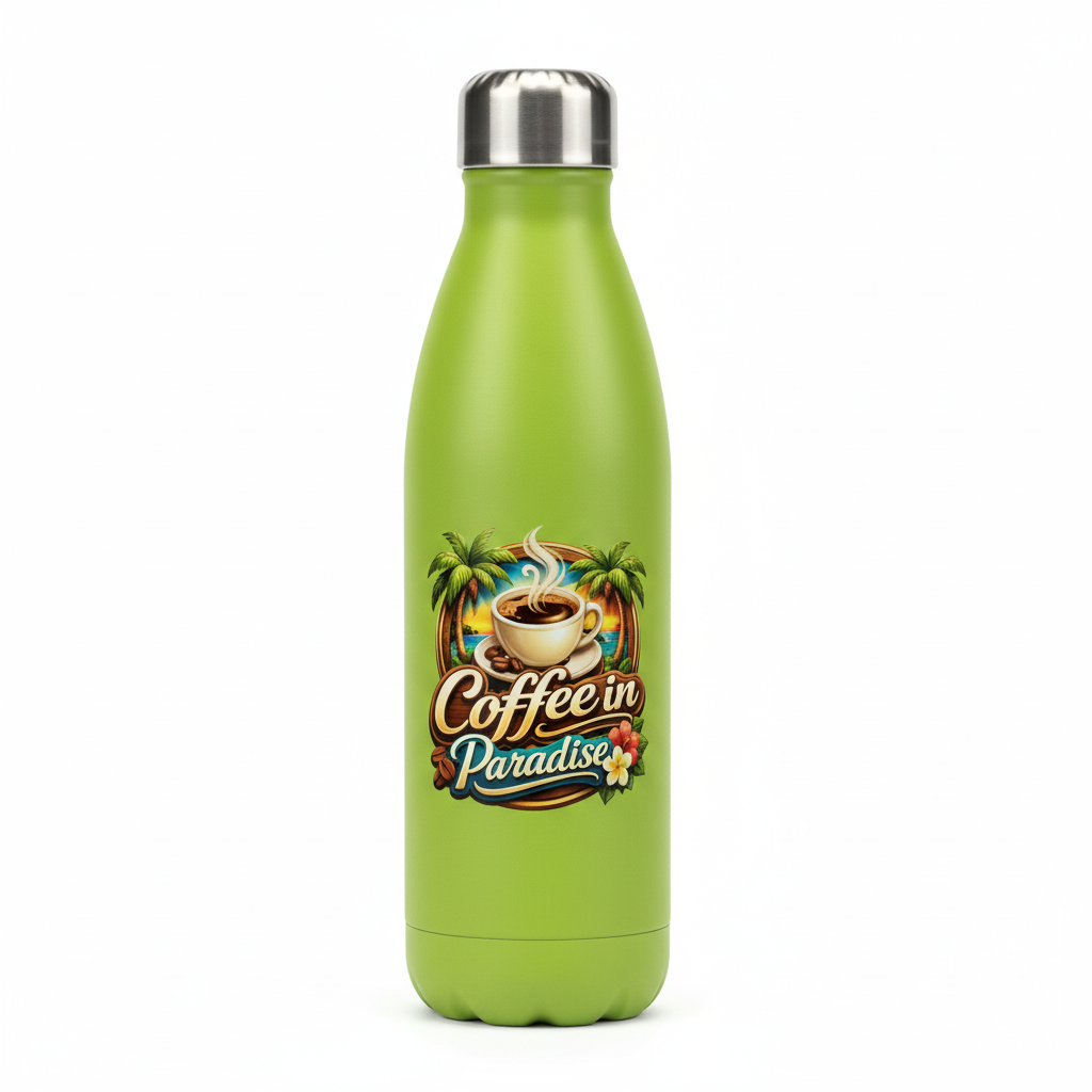 Insulated Water Bottle - Green